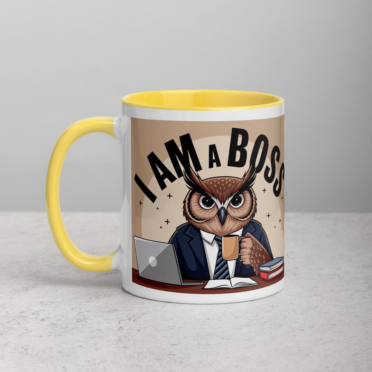 I am a Boss Owl Coffee Mug & Tea Cup - Image 20