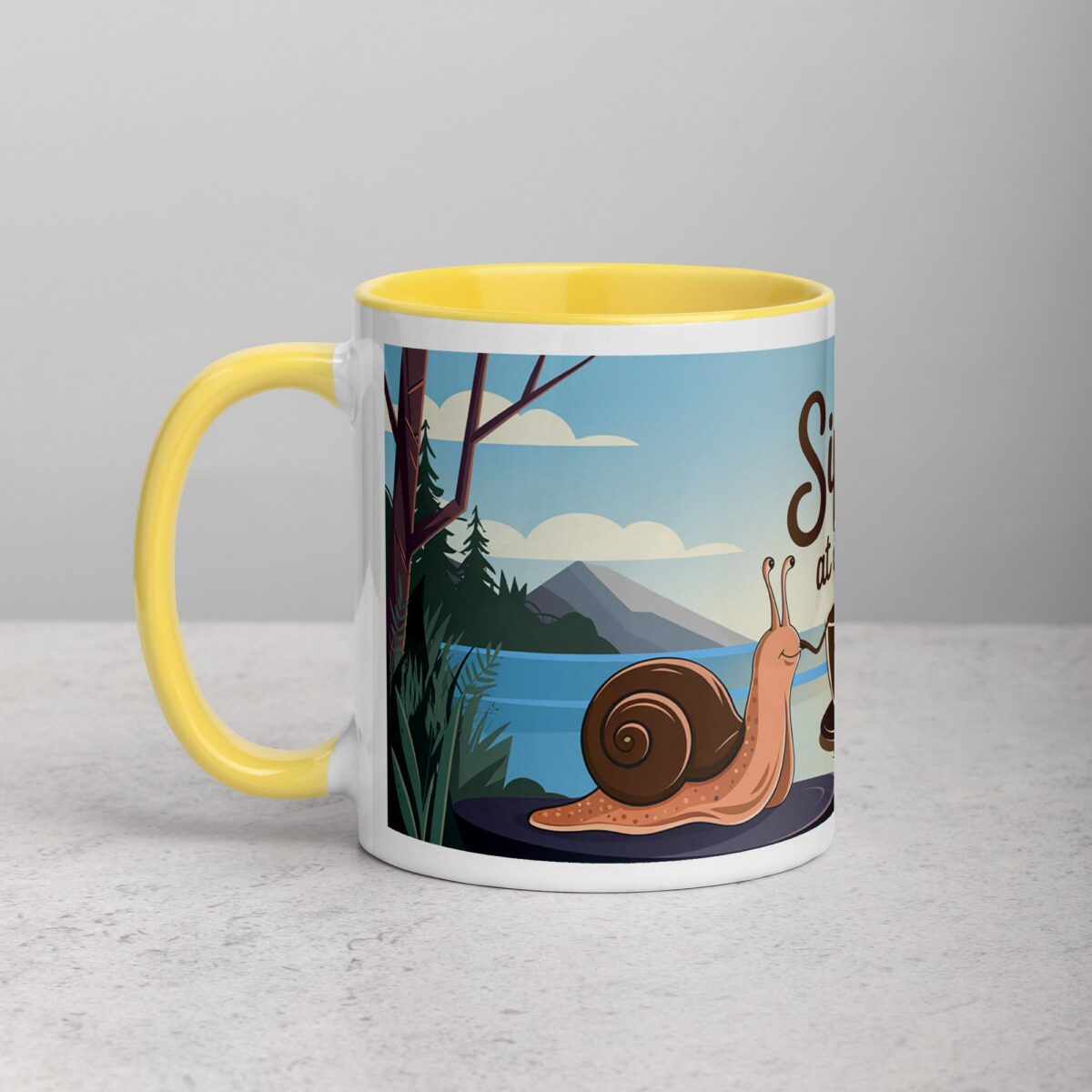 Sippin’ at My Own Pace Snail Coffee Mug - Image 20