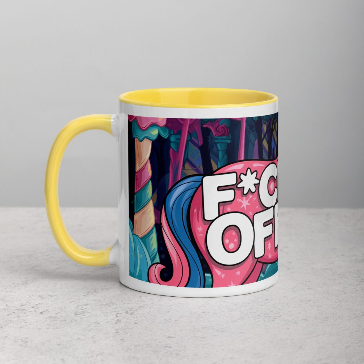 Middle Finger Unicorn Coffee Mug & Tea Cup - Image 20