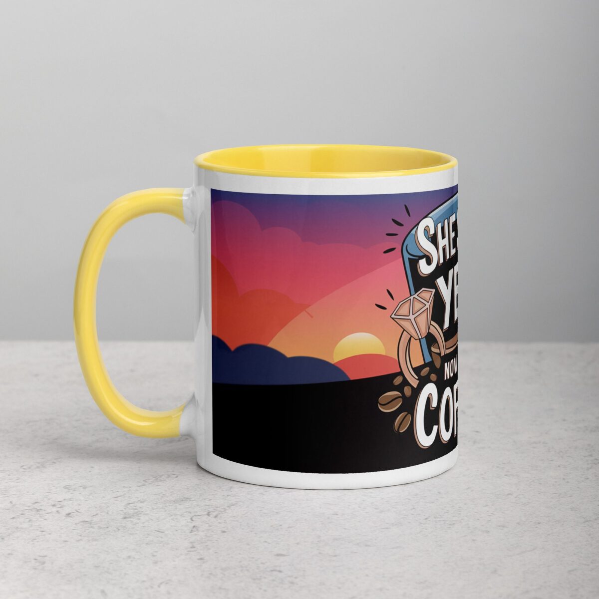 She Said Yes, Now We Say Coffee! Mug - Image 20