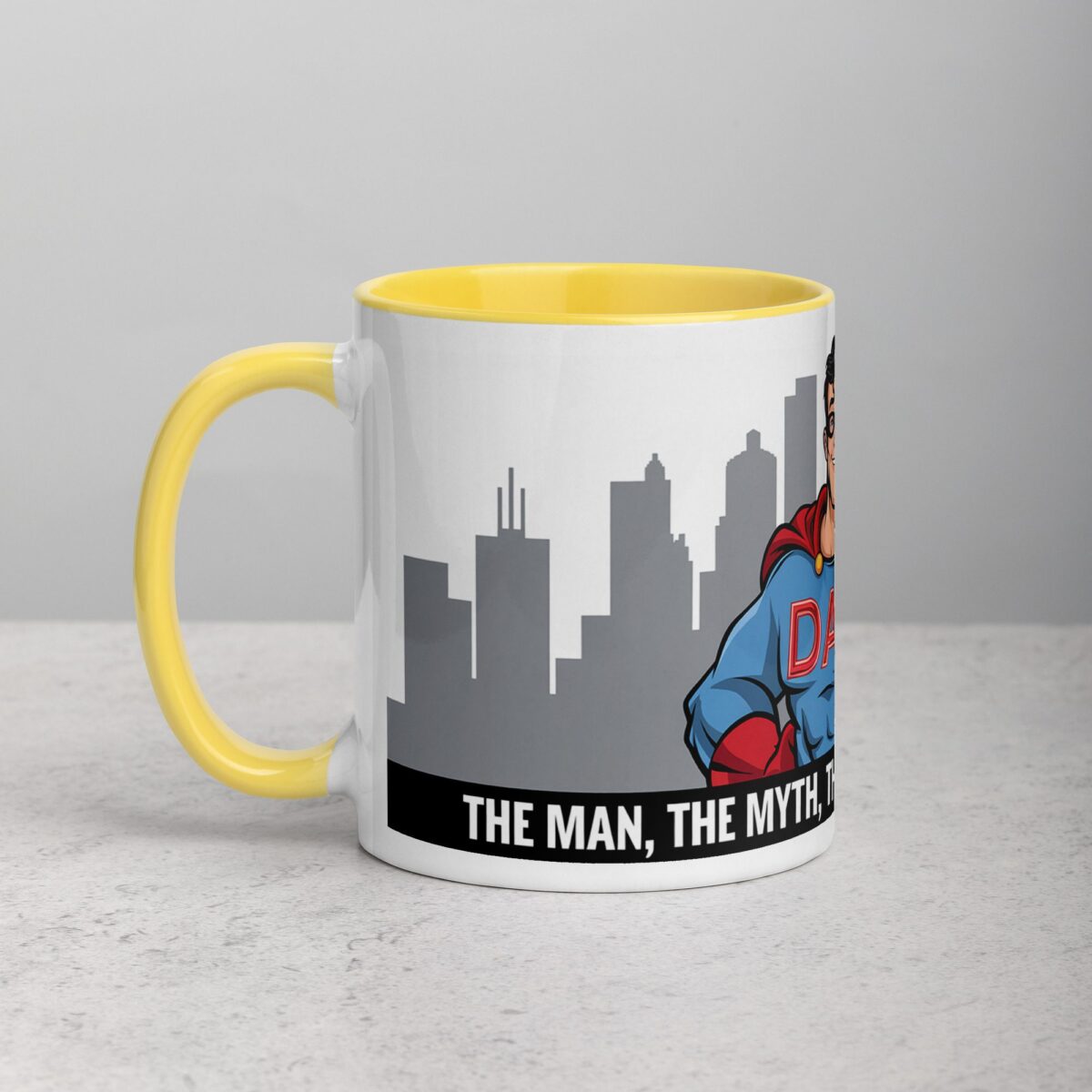 The Man, The Myth, The Legend... and His Coffee Dad Superhero Mug - Image 20
