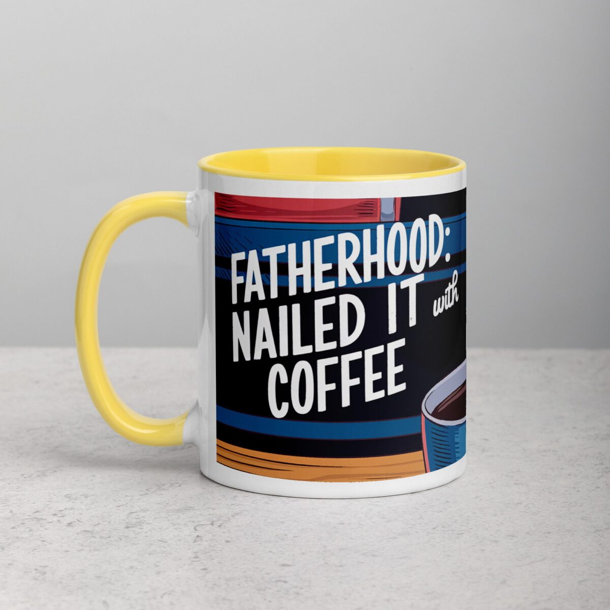 Fatherhood: Nailed It (With Coffee) Dad Mug - Image 20