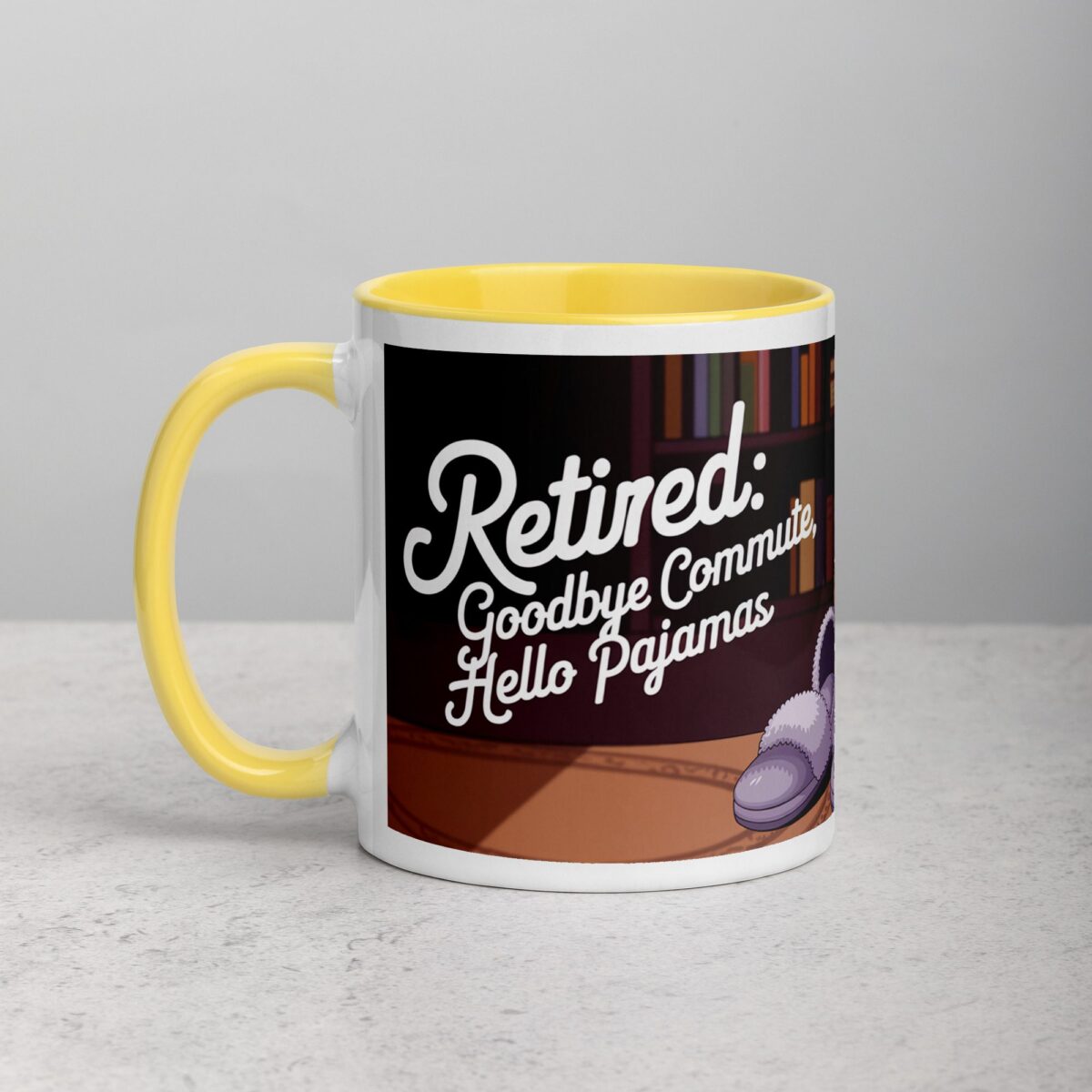 Retired: Goodbye Commute, Hello Pajamas Retirement Mug - Image 20