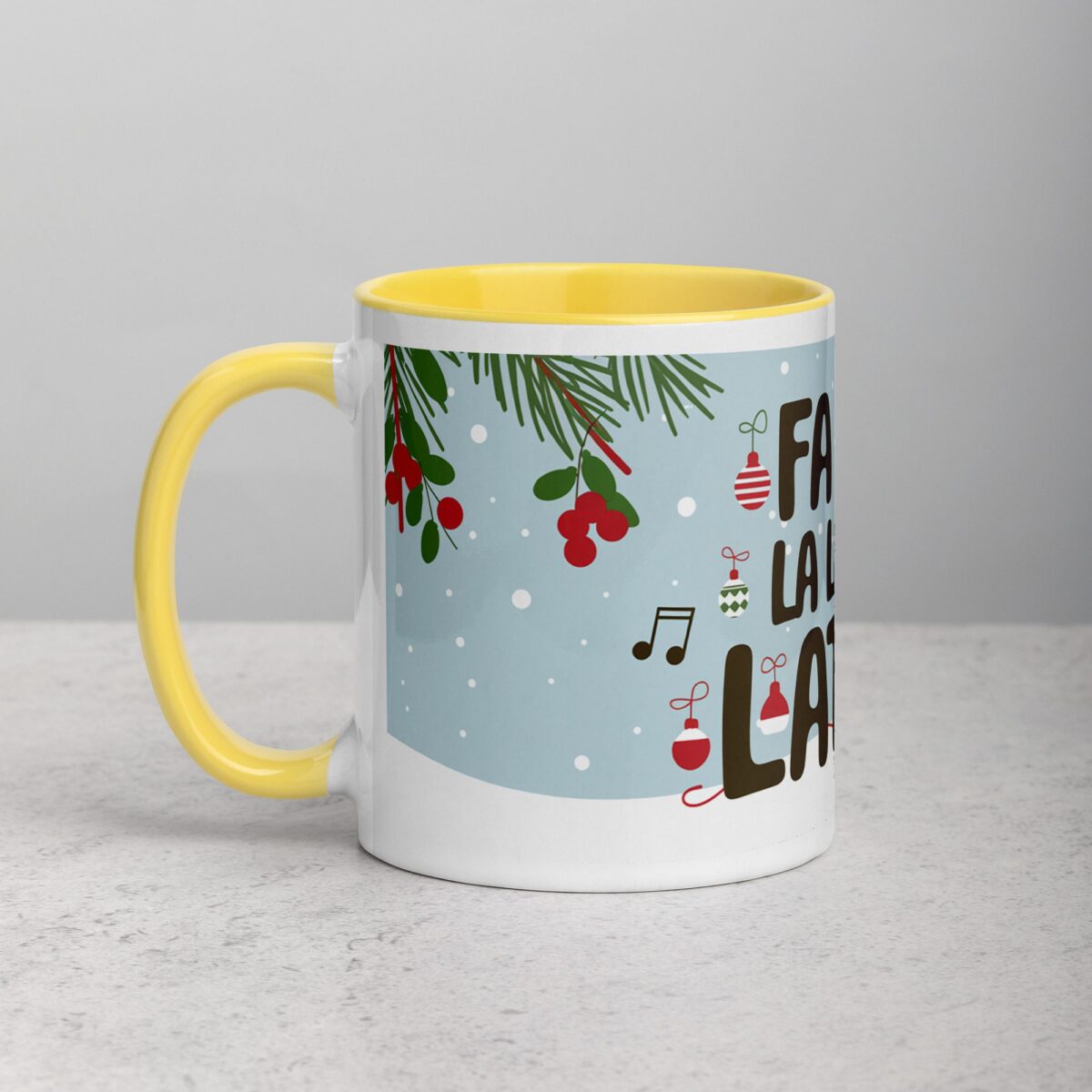 Fa La La La Latte! Coffee Christmas Mug - Image 20