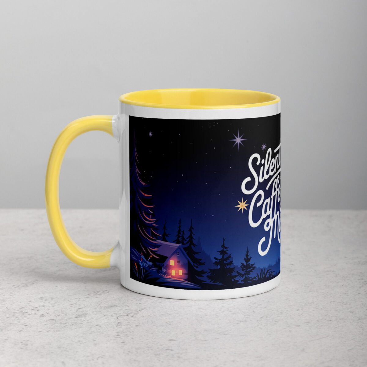 Silent Night, Caffeinated Morning Coffee Mug - Image 20