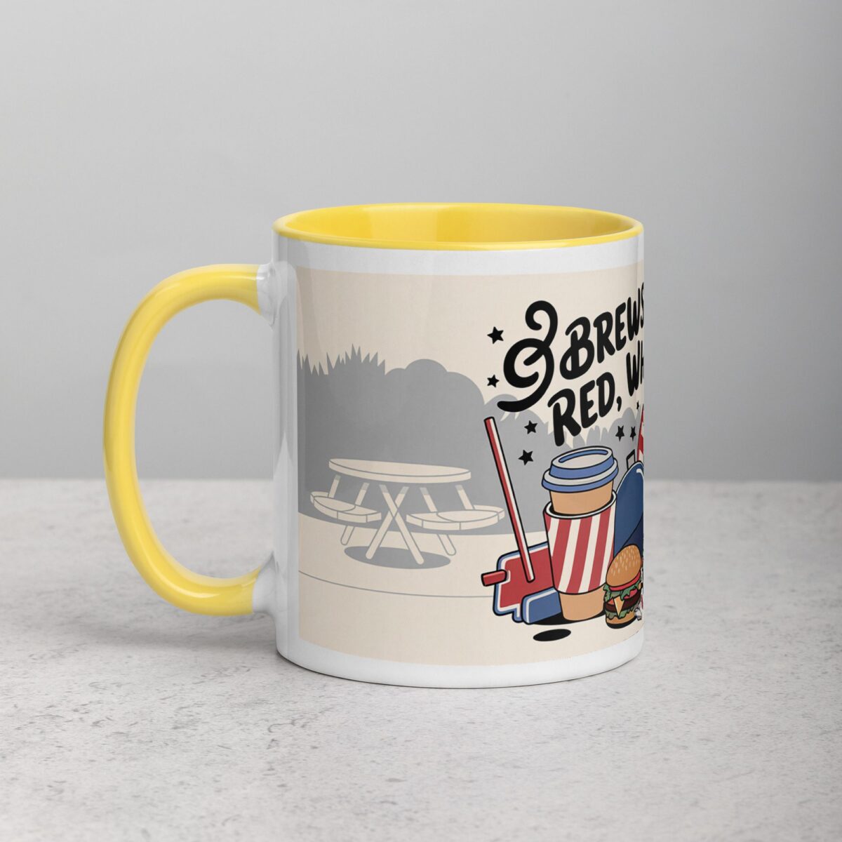 Brews, BBQs, & Red, White, & Blue Coffee Mug - Image 20