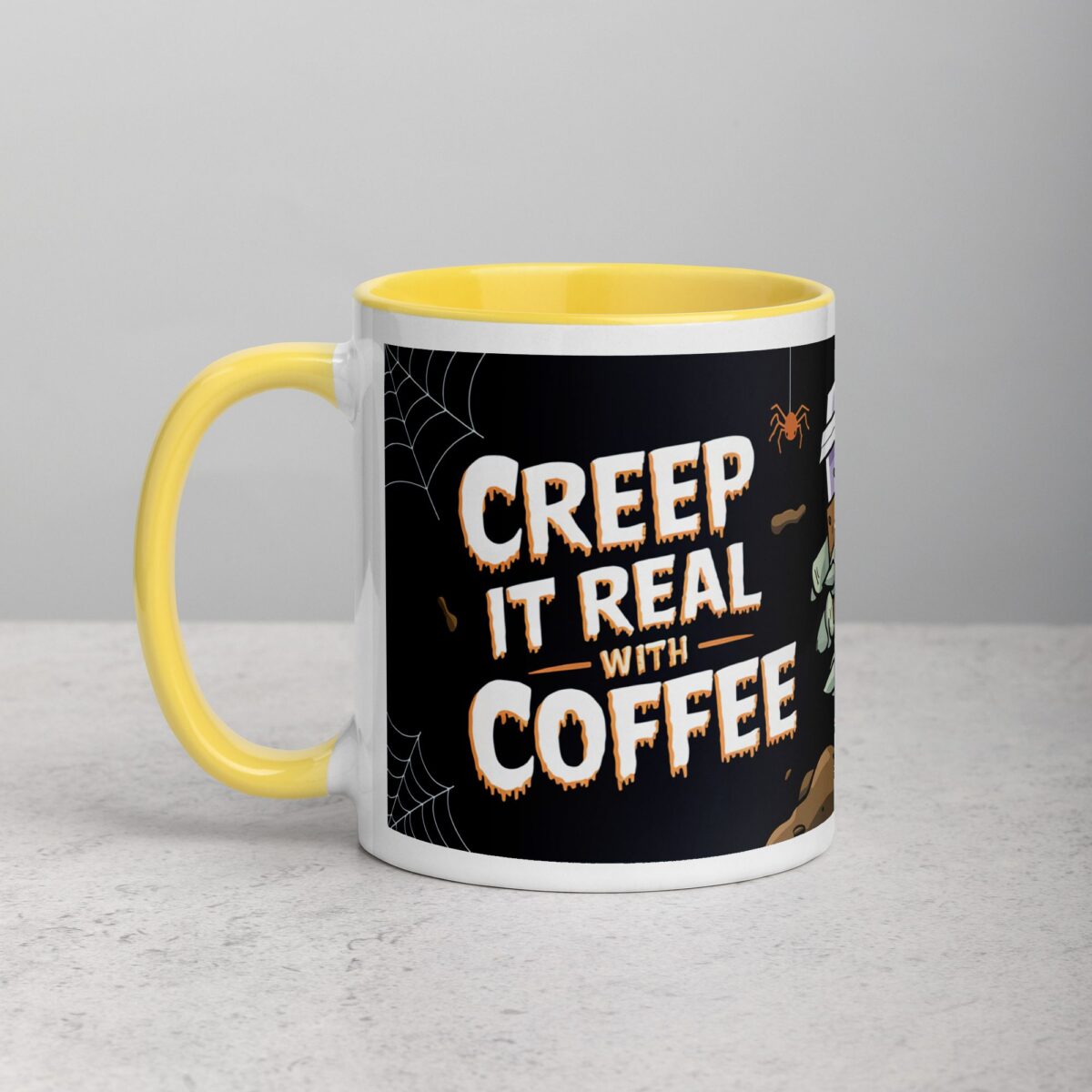 Creep It Real With Coffee Halloween Mug - Image 20