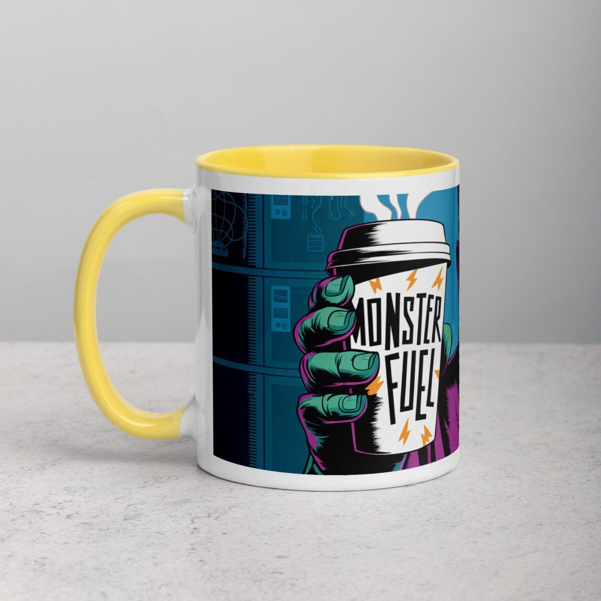 Monster Fuel Frankenstein Halloween Coffee Mug - Image 20