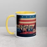 Happy 4th of July George Washington Retro Coffee Mug - Image 20