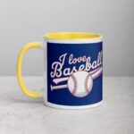 I Love Baseball Retro Coffee Mug & Tea Cup - Image 20