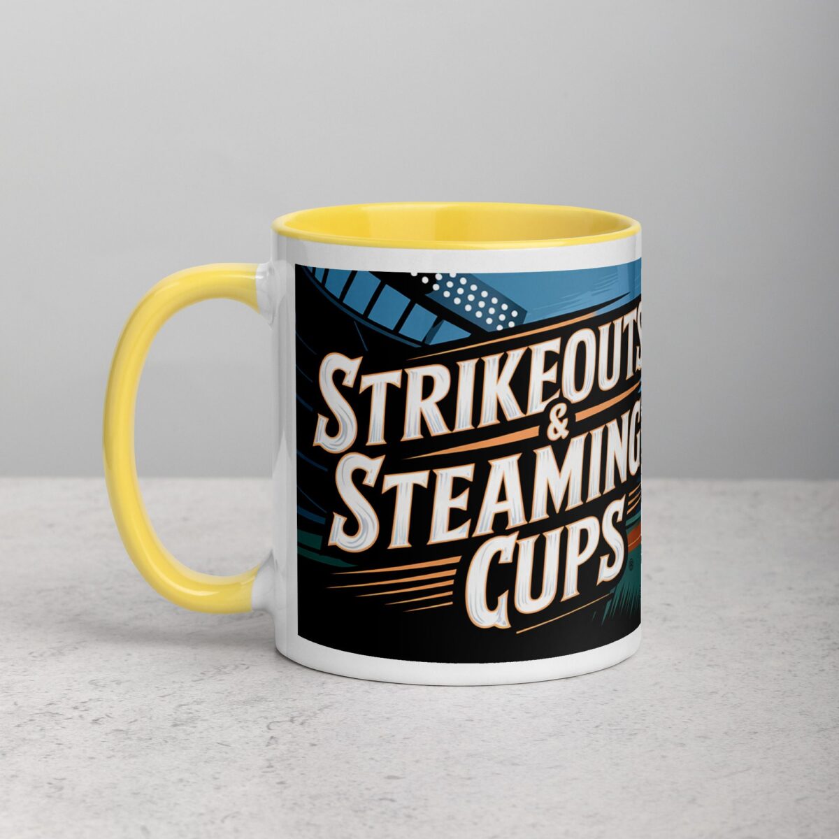Strikeouts & Steaming Cups Coffee Mug & Tea Cup - Image 20