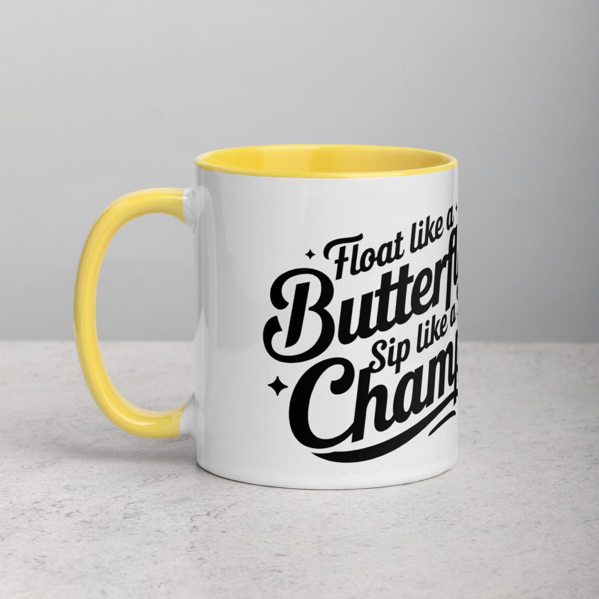 Float Like a Butterfly, Sip Like a Champ Coffee & Tea Mug - Image 20