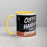Coffee Hits Harder Than My Opponent Boxing Mug - Image 20