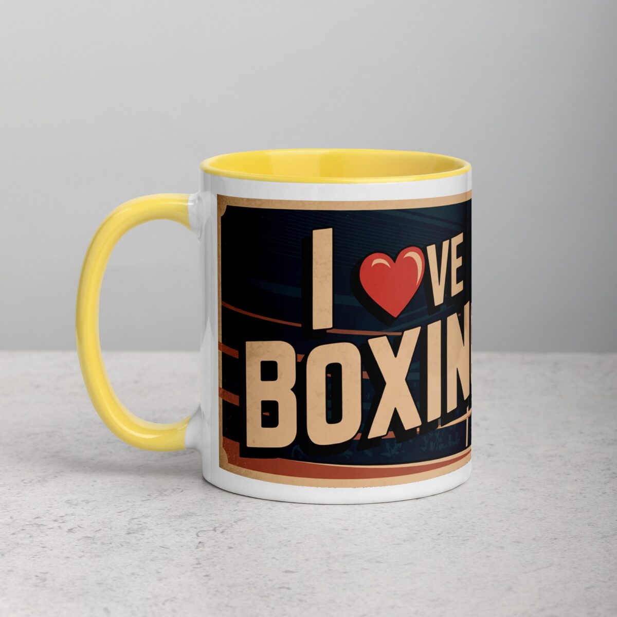 I Love Boxing Retro Coffee Mug & Tea Cup - Image 20