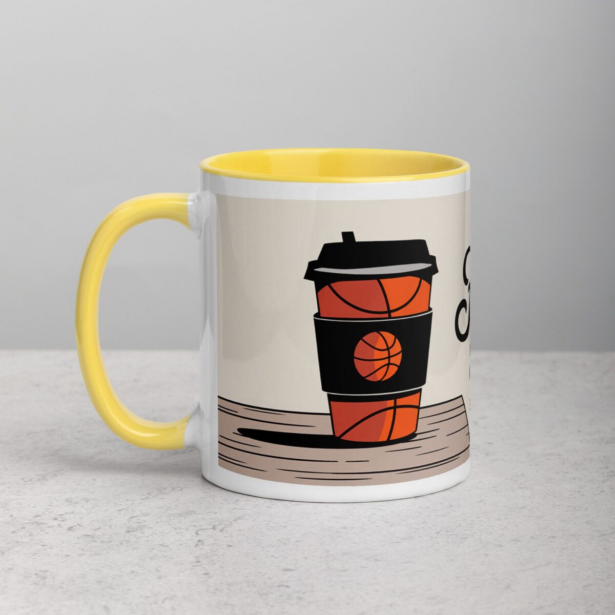 Hoops & Sips Basketball Coffee Mug & Tea Cup - Image 20
