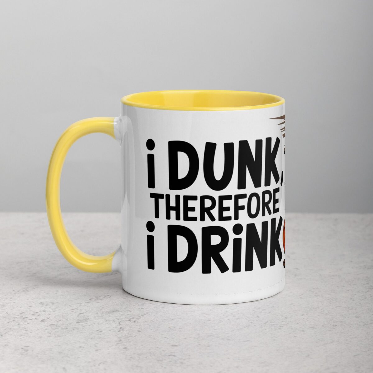I Dunk, Therefore I Drink Basketball Coffee Mug - Image 20