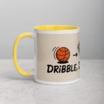 Dribble, Dunk, Drink Basketball Coffee Mug & Tea Cup - Image 20