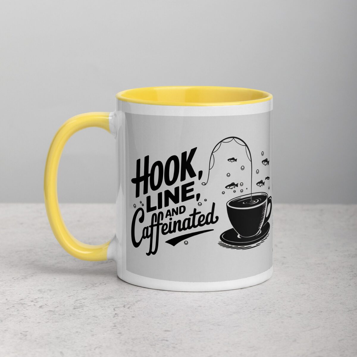 Hook, Line, and Caffeinated Fishing Mug - Image 20