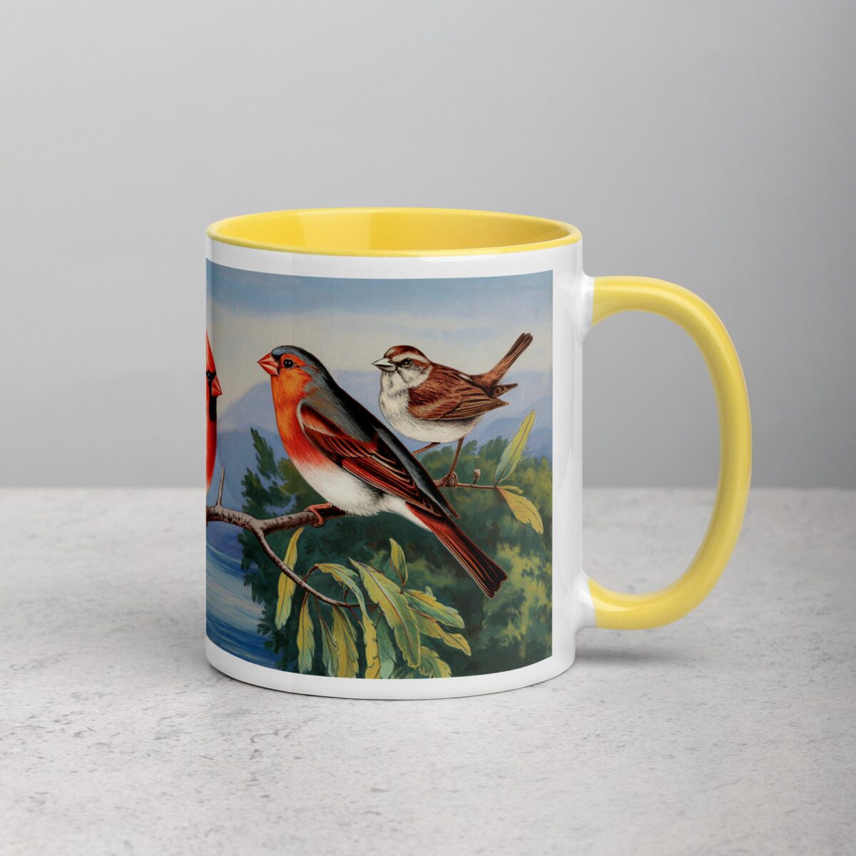 Bird on a Branch Coffee Mug & Tea Cup - Image 21