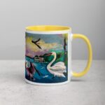 Flying Birds Graffiti Style Coffee Mugs & Tea Cup - Image 21