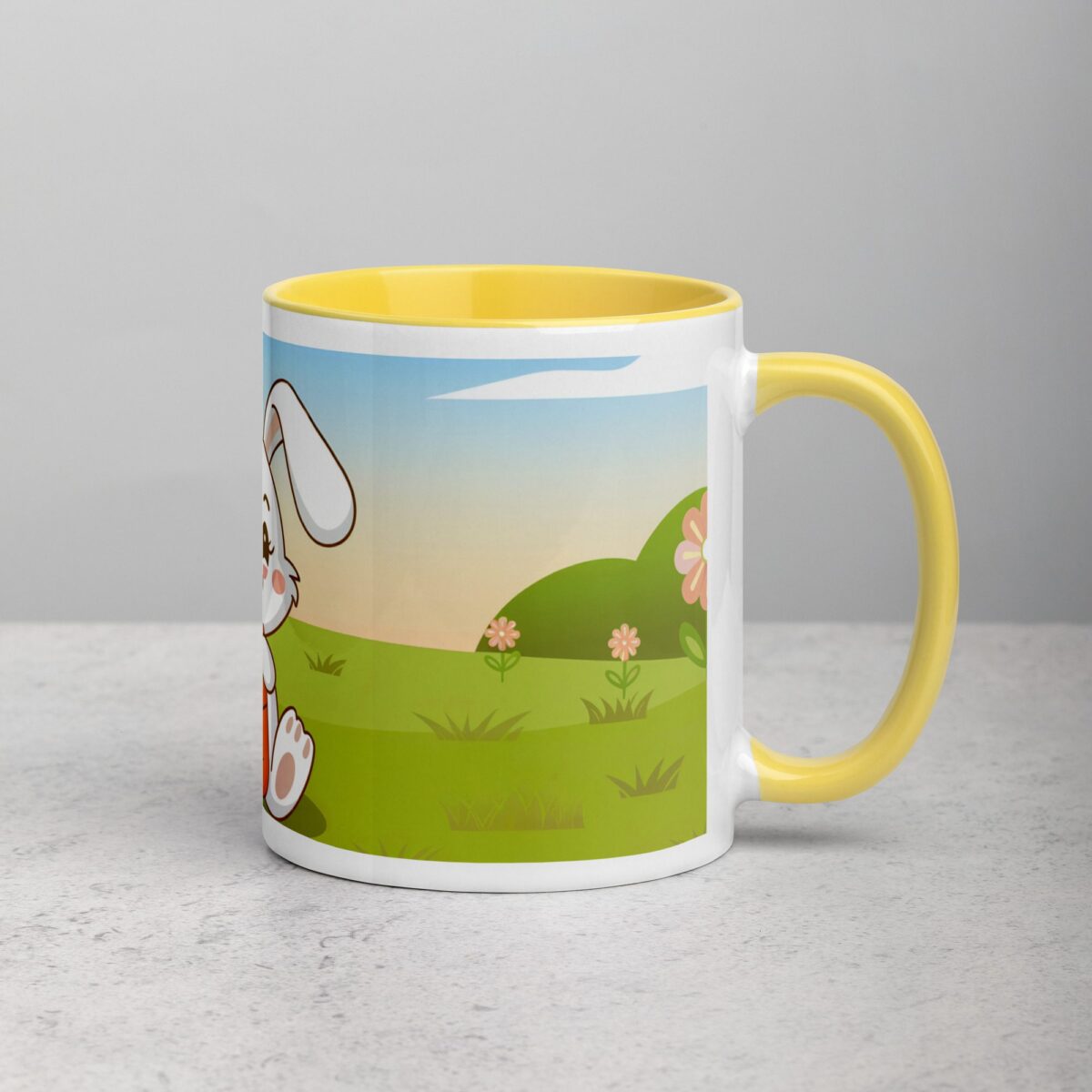 Bunny Rabbit Eating Carrot Coffee Mug & Tea Cup - Image 21
