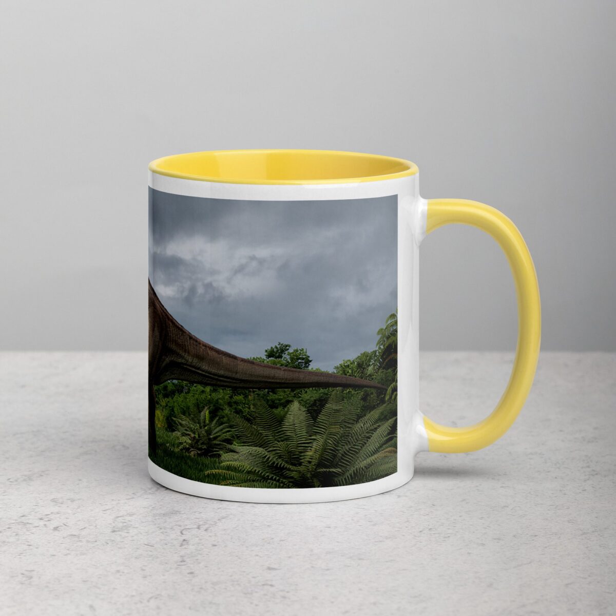 T-Rex Dinosaur in Wild Coffee Mug & Tea Cup - Image 21