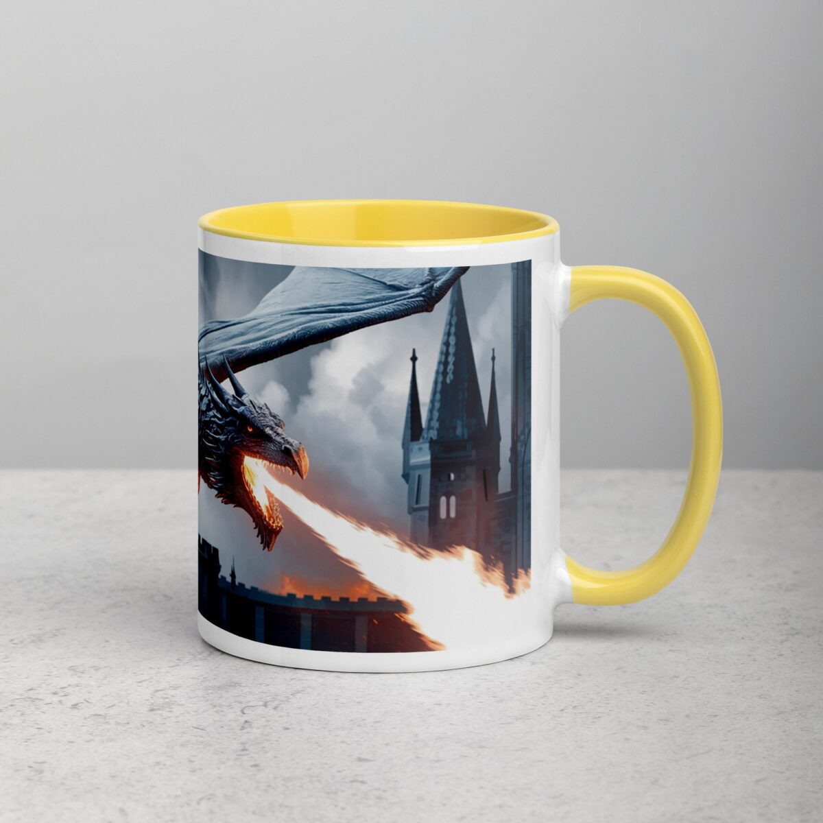 Flying Dragon Fire Coffee Mug & Tea Cup - Image 21