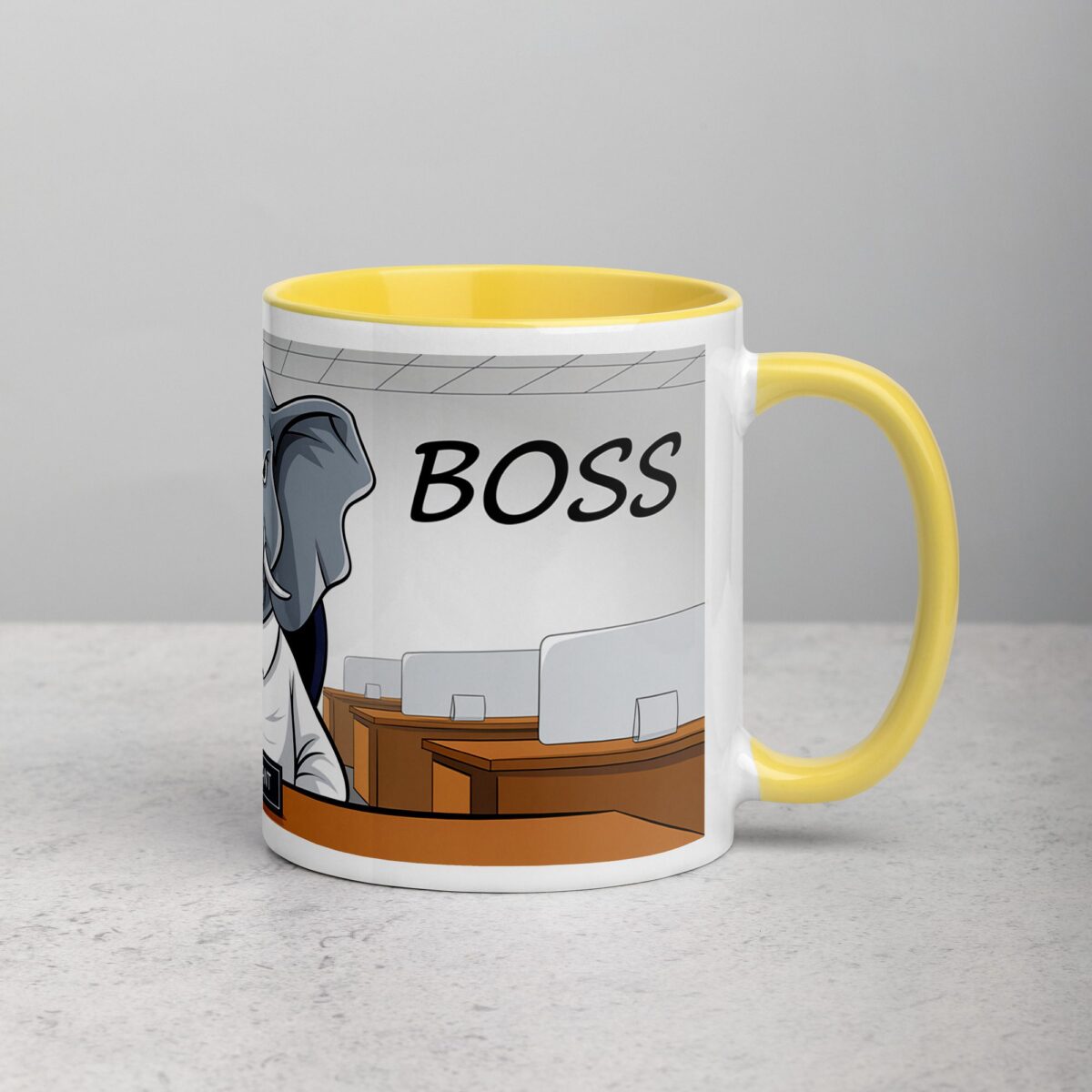 Elephant I am a Boss Coffee Mug & Tea Cup - Image 21