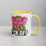 Elephant Middle Finger Coffee Mug & Tea Cup - Image 21