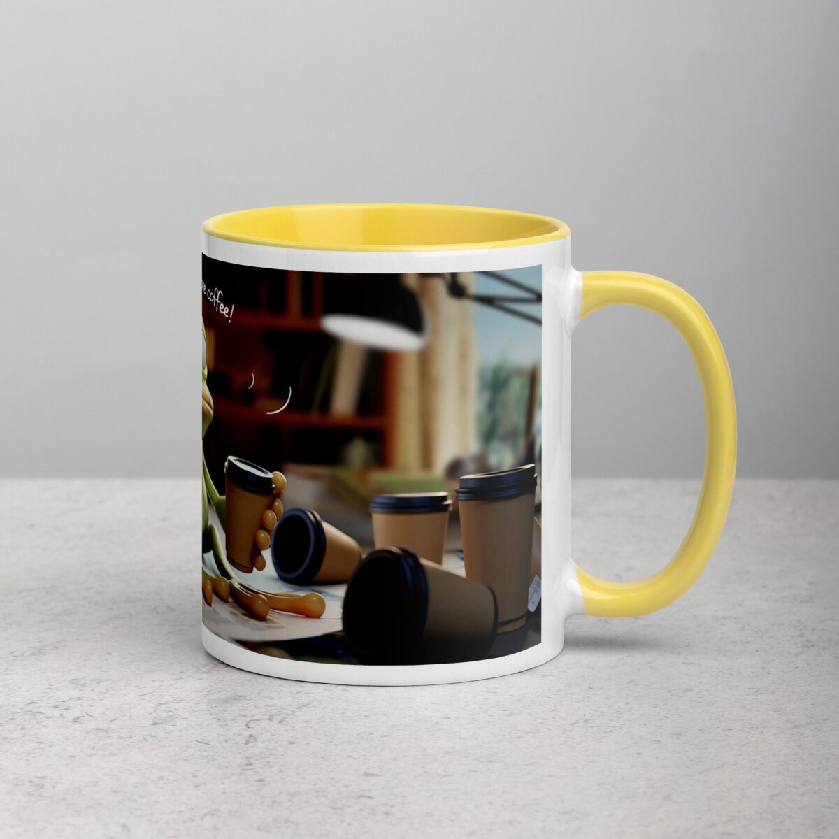 Frog-Getting I Need More Coffee Mug - Image 21