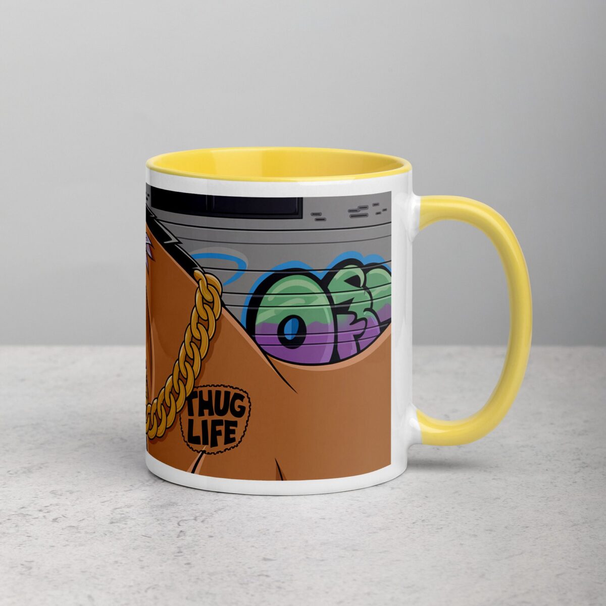 Thug Life Gangster Horse Coffee Mug & Tea Cup - Image 21