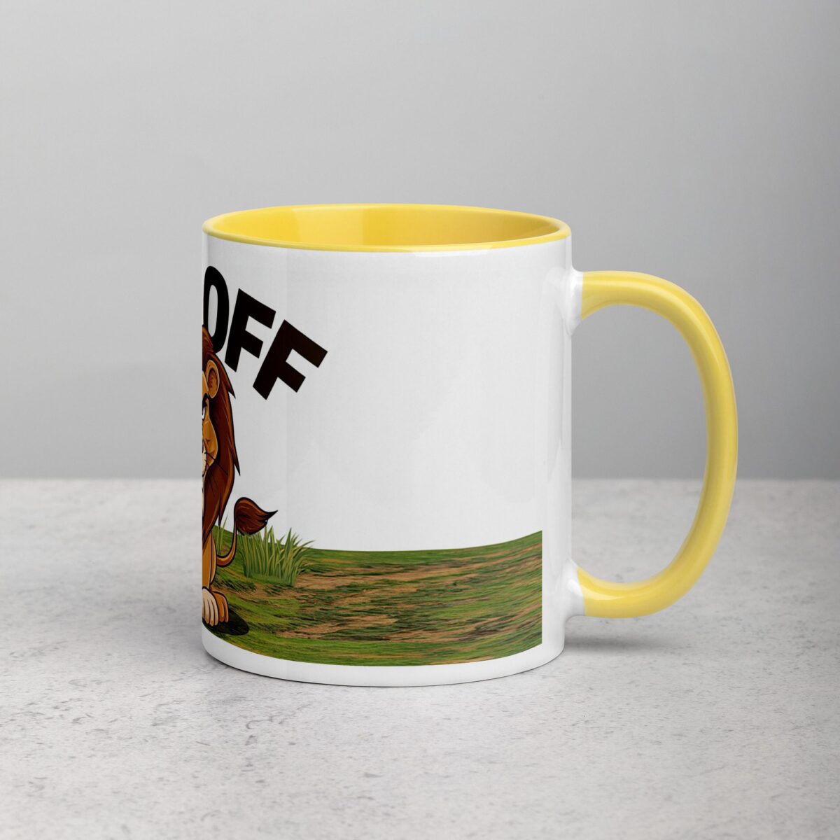 Middle Finger Lion Coffee Mug & Tea Cup - Image 21