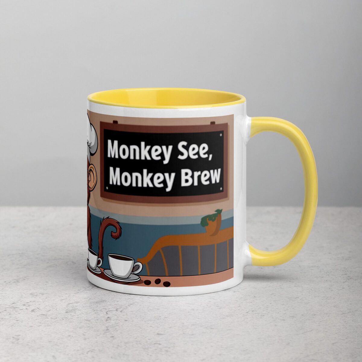 Monkey See Monkey Brew Coffee Mug - Image 21