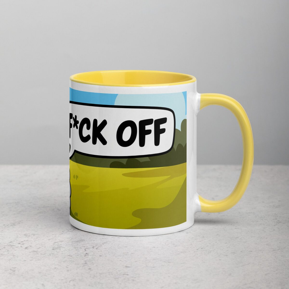 Middle Finger Sheep Coffee Mug & Tea Cup - Image 21