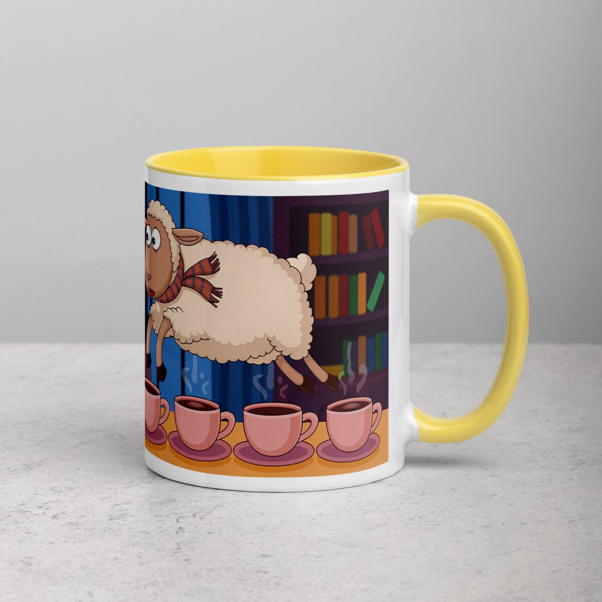 Counting Sheep? No, Counting Coffee Cups Mug - Image 21