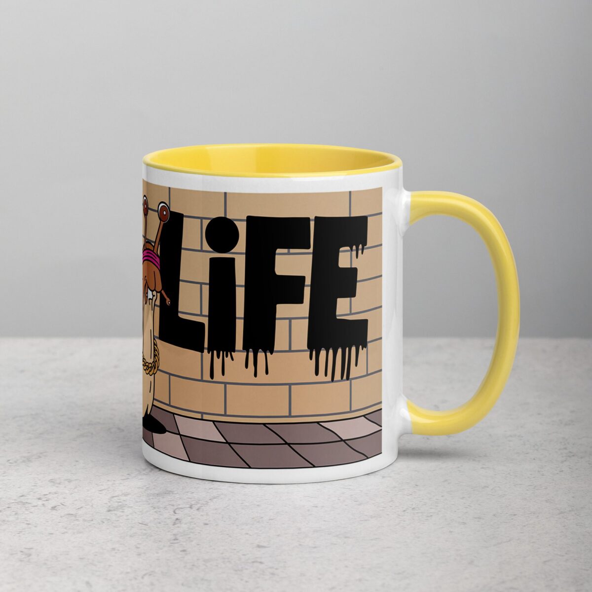 Thug Life Gangster Snail Coffee Mug & Tea Cup - Image 21