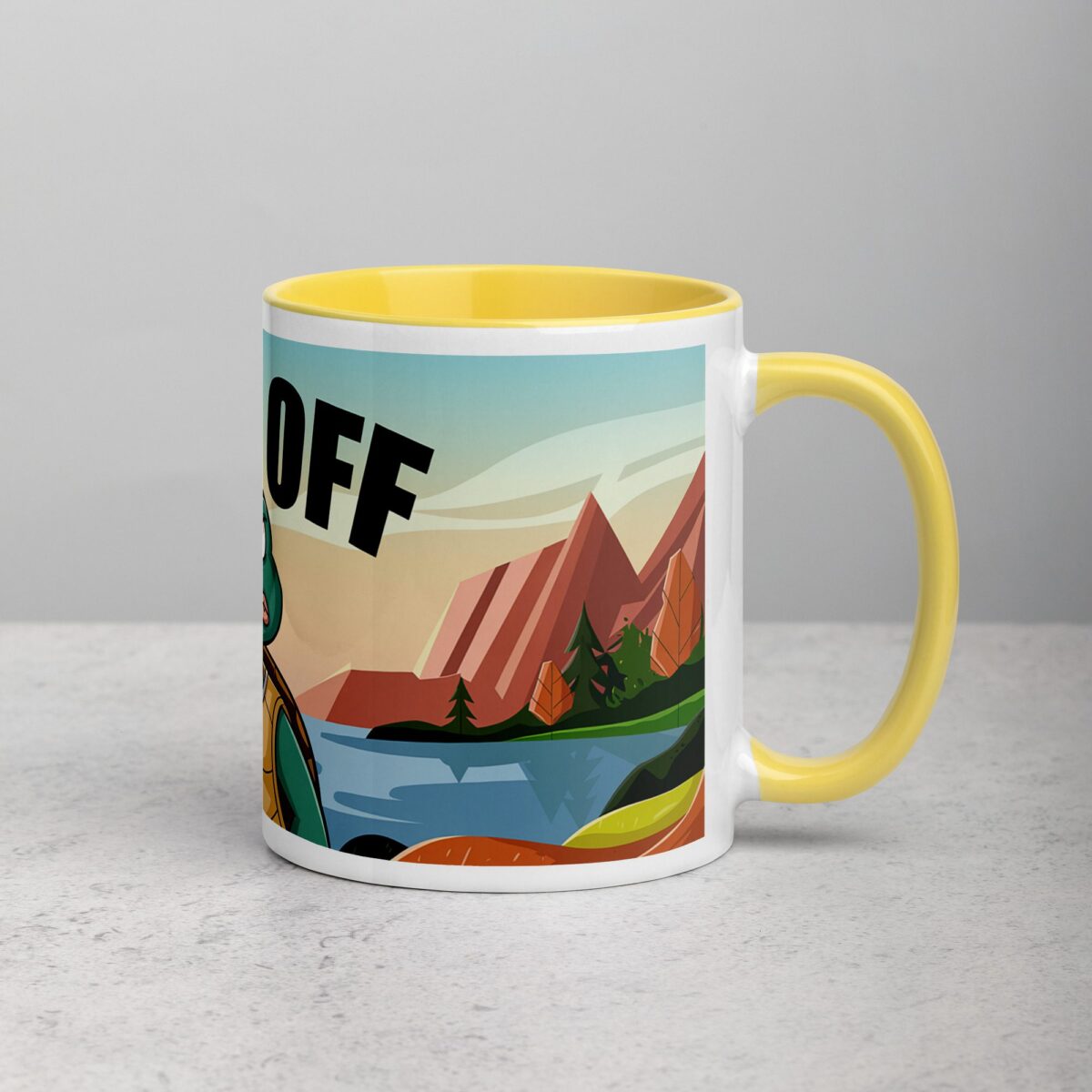 Middle Finger Turtle Coffee Mug & Tea Cup - Image 21