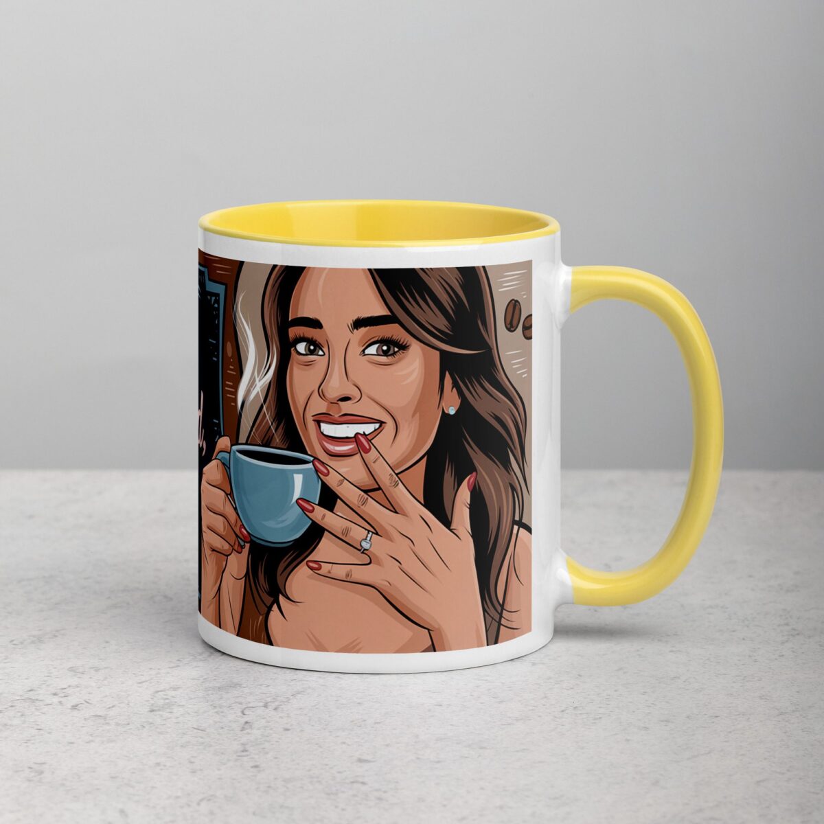 Fiancé Status: Coffee in One Hand, Ring in the Other Mug - Image 21