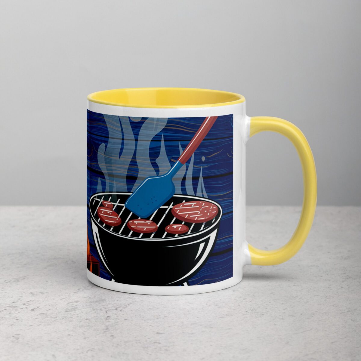 Grill Master Fueled by Coffee Dad Coffee Mug - Image 21