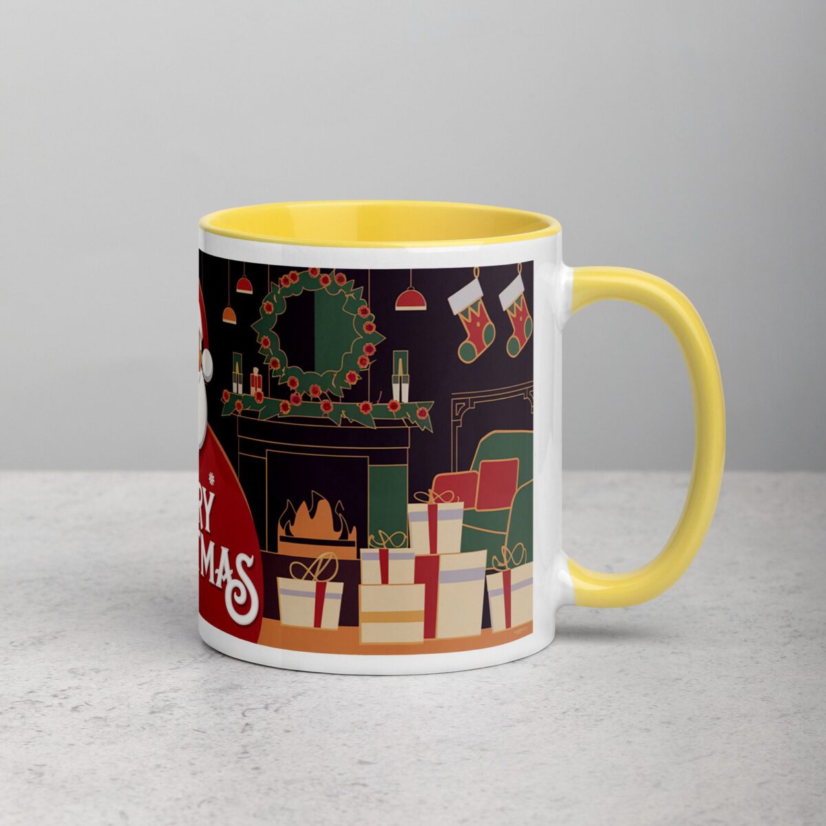 Merry Christmas Retro Coffee Mug & Tea Cup - Image 21