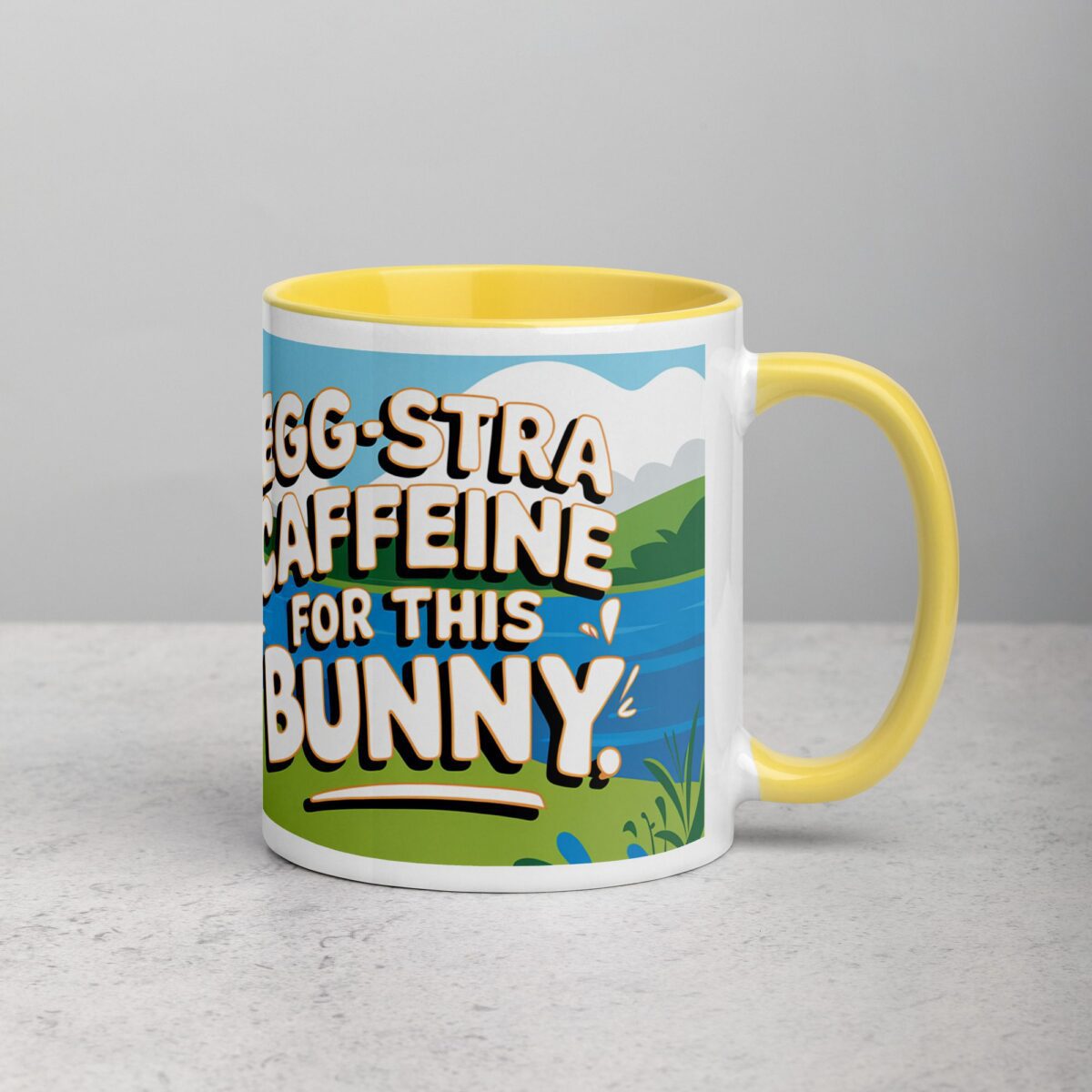 Egg-stra Caffeine for This Bunny Easter Coffee Mug - Image 21