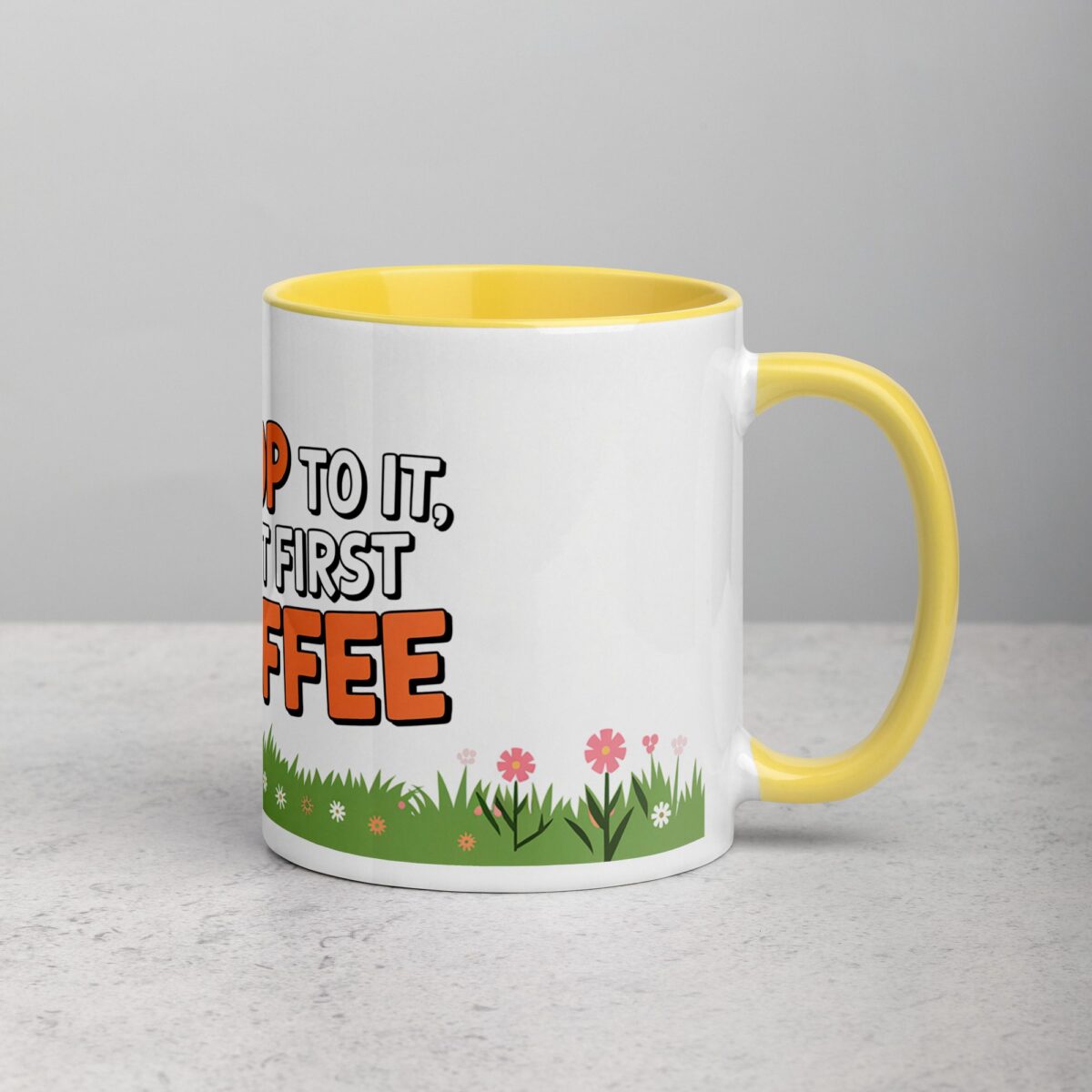 Hop To It, But First Coffee Easter Mug - Image 21