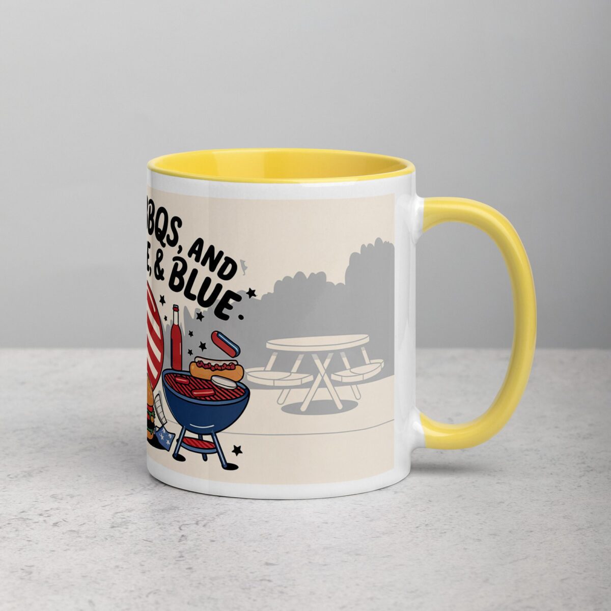 Brews, BBQs, & Red, White, & Blue Coffee Mug - Image 21