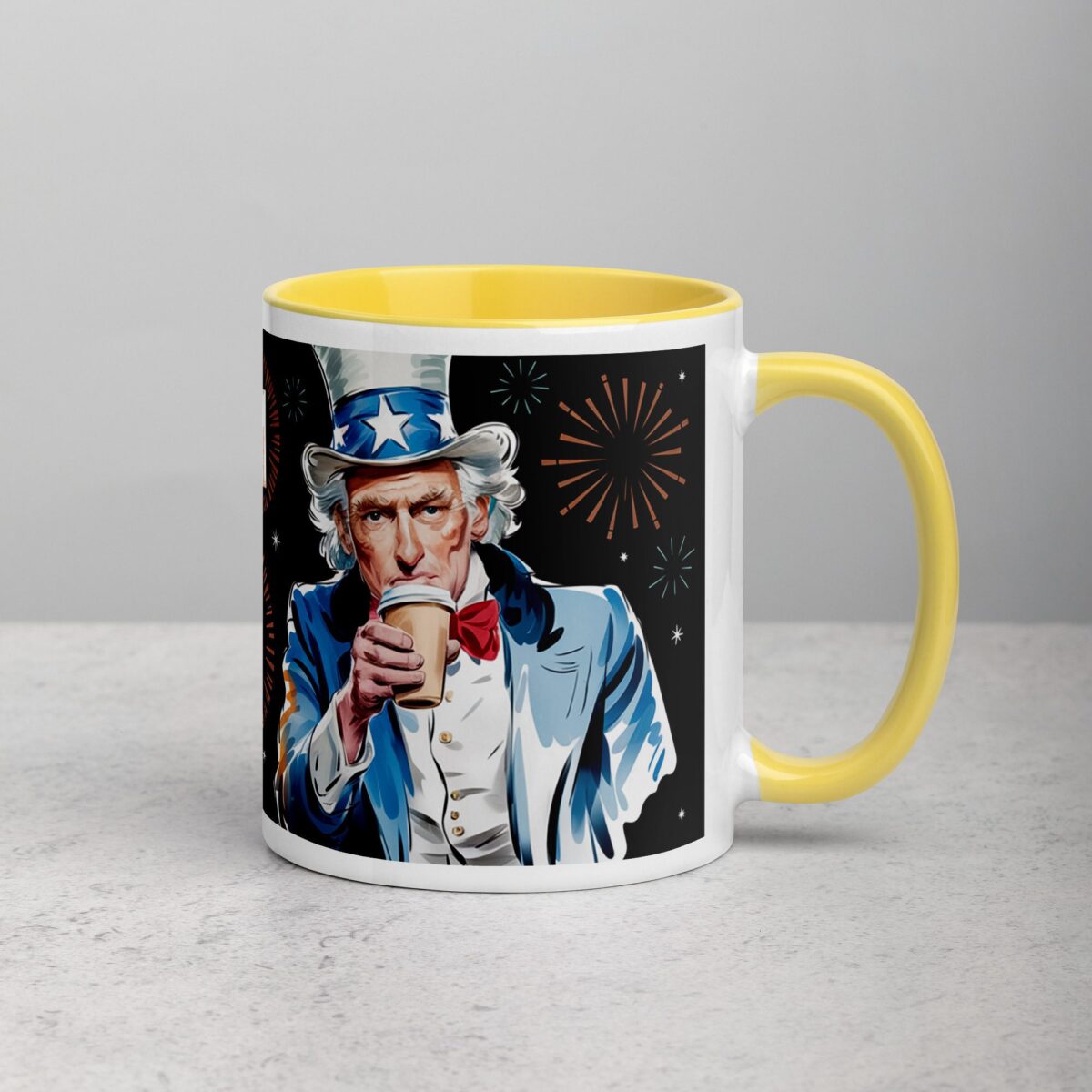Uncle Sam Runs on Coffee Mug - Image 21
