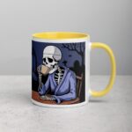 Death Before Decaf Halloween Coffee Mug - Image 21