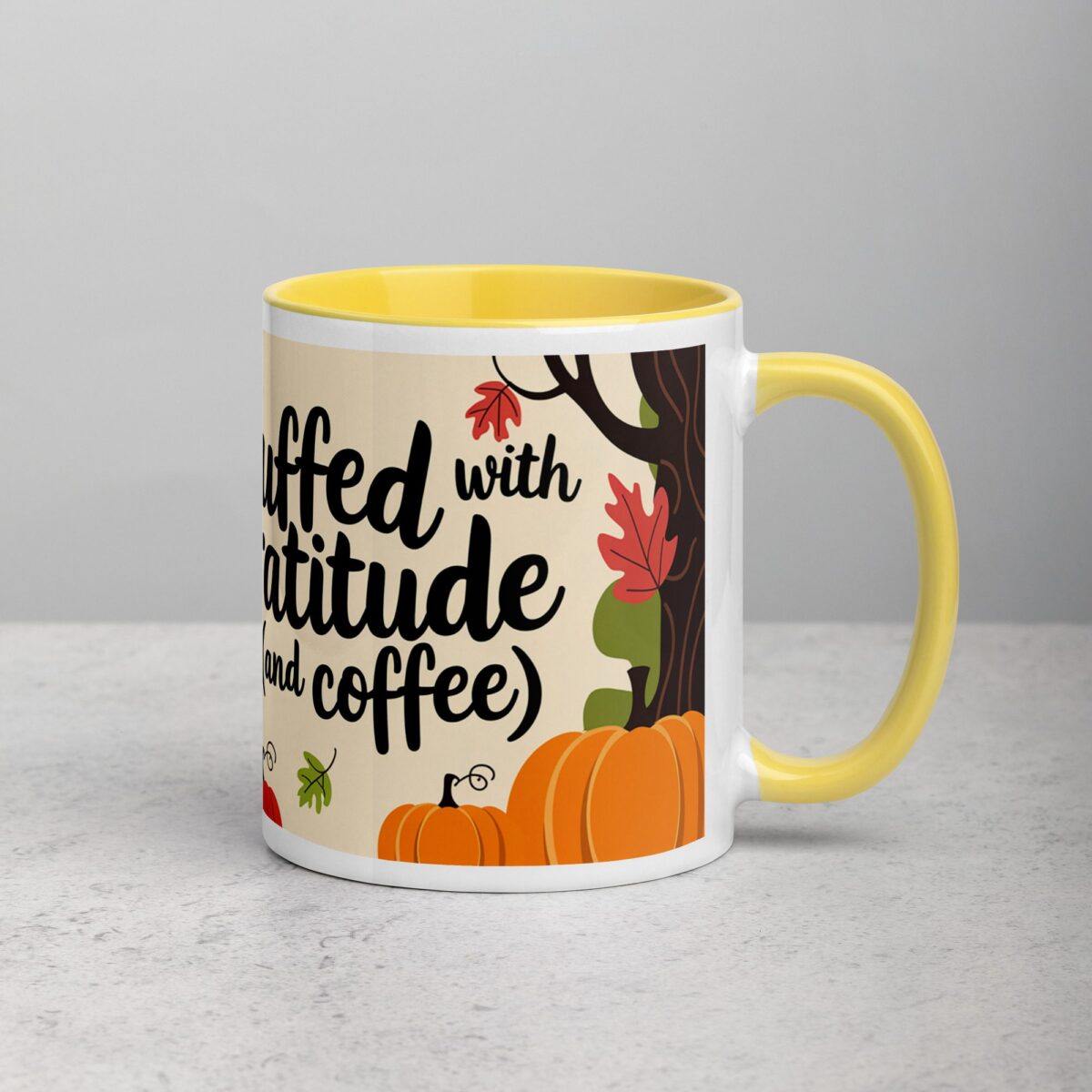 Stuffed with Gratitude (and Coffee) Thanksgiving Mug - Image 21