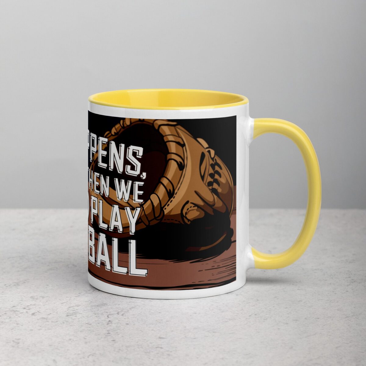 Sip Happens, Then We Play Ball Coffee Mug - Image 21