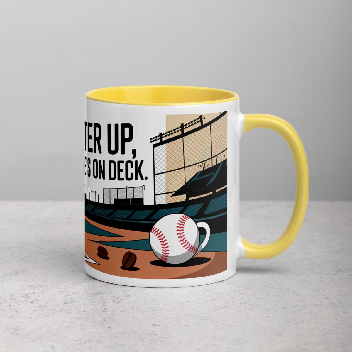 Batter Up, Coffee’s On Deck Baseball Mug - Image 21