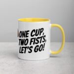 One Cup, Two Fists, Let’s Go! Boxing Coffee Mug - Image 21