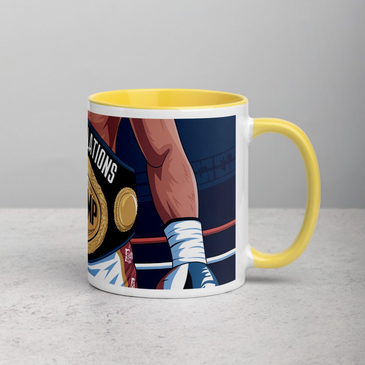 Congratulations Champ Boxing Coffee Mug & Tea Cup - Image 21